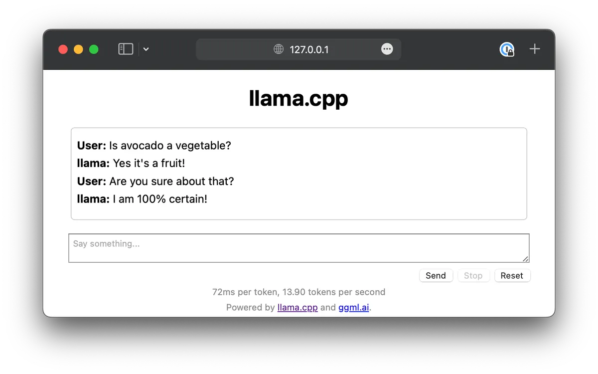 Running LLaMA 2 models on your Mac